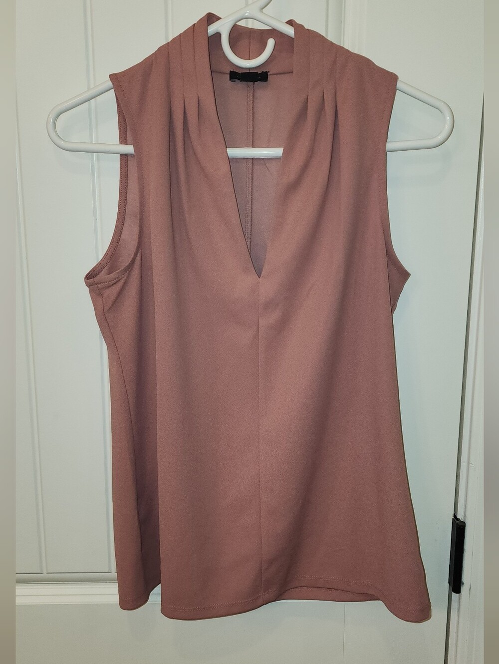 ​Ann Taylor Factory Dusty Rose Pink Sleeveless (S)
